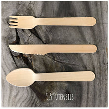 Load image into Gallery viewer, Personalized Wooden Utensils Available in Three Sizes - Your Names - FREE U. S. SHIPPING