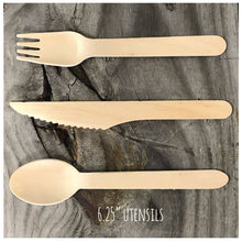 Load image into Gallery viewer, Personalized Wooden Utensils Available in Three Sizes - Your Names - FREE U. S. SHIPPING