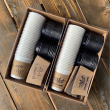 Load image into Gallery viewer, love you A LATTE Natural Brown Coffee Tea or Cocoa Gift Packs, Cups & Sleeves with Lids or Stirrers - CuteGift - Graphic Choice