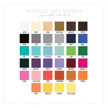 Load image into Gallery viewer, CUSTOM Printed Foil or Ink Printed Cocktail Napkins - Choose Graphic or Font - Your Choice of Napkin & Foil Color - FREE U. S. SHIPPING