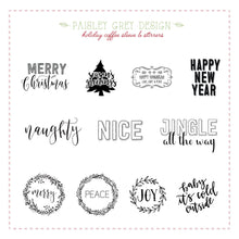 Load image into Gallery viewer, Holiday Variety Coffee Boxed Gift Sets!! Brown Kraft Sleeves, White Cups and Black Lids - Choose Size - Christmas Gift or Corporate Gift