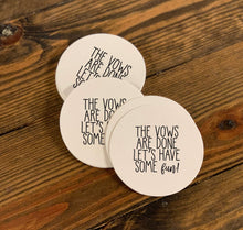 Load image into Gallery viewer, Heavy Pulpboard (2mm THICK) Standard Disposable Paper Coasters - Choose Your DESIGN
