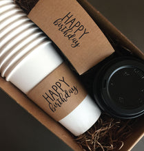Load image into Gallery viewer, love you A LATTE Natural Brown Coffee Tea or Cocoa Gift Packs, Cups & Sleeves with Lids or Stirrers - CuteGift - Graphic Choice