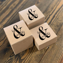 Load image into Gallery viewer, Coaster Gift Set - Heavy Pulpboard (2mm THICK) Custom Disposable Paper Coasters - Choose Your Initial and Style