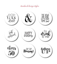 Load image into Gallery viewer, Heavy Pulpboard (2mm THICK) Standard Disposable Paper Coasters - Choose Your DESIGN