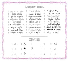 Load image into Gallery viewer, Monogram Personalized Wooden Drink Stirrers or Cupcake Picks - CUSTOM MONOGRAM - Font Choice