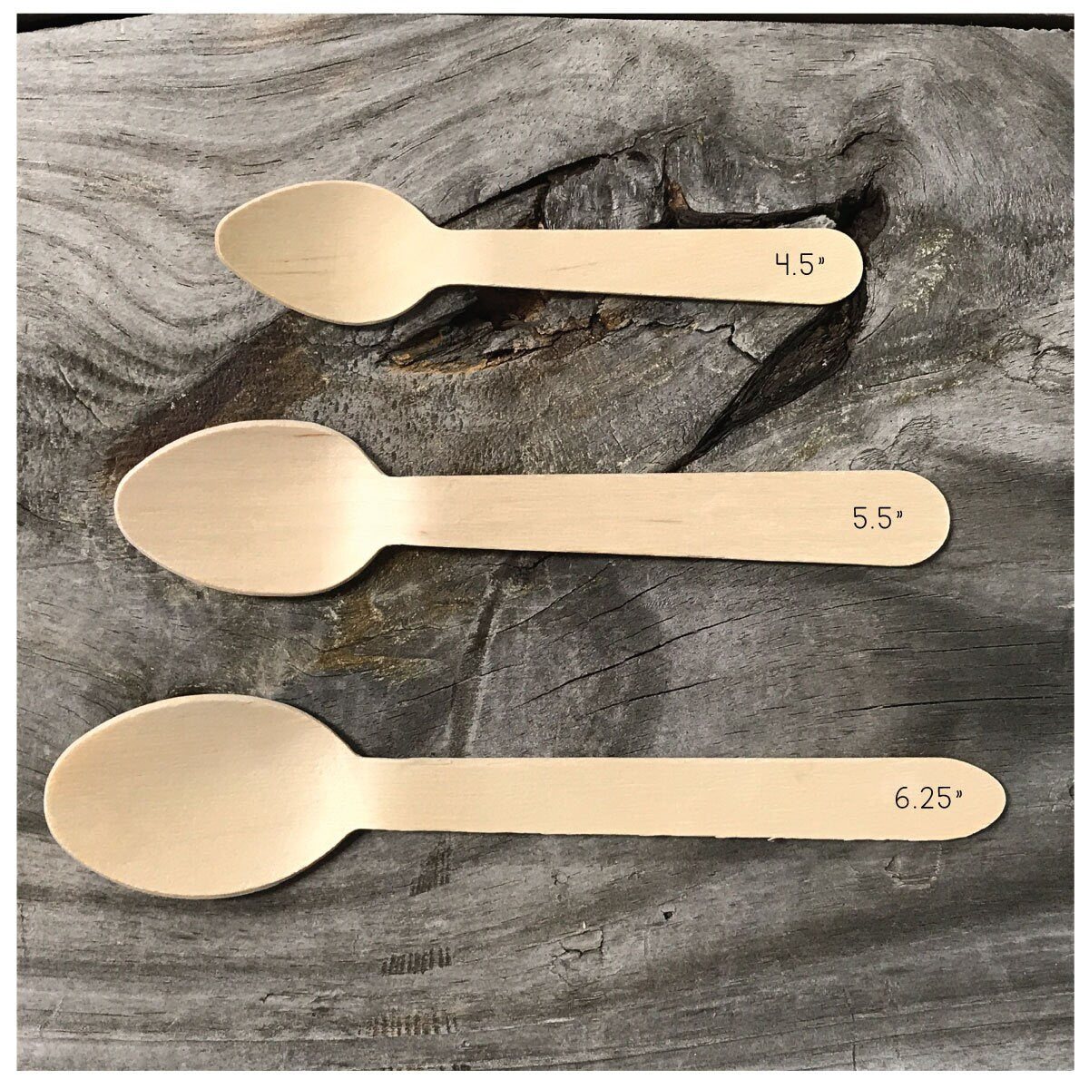 Pick your Phrase Wooden Utensils Available in Three Sizes - Choose Your Standard Phrase - Birthday Graduation Wedding - FREE U. S. SHIPPING