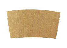 Load image into Gallery viewer, BLANK 8 Ounce Paper Coffee Sleeves - Jackets - Insulating - Hot or Cold - Unprinted - Your Color Choice