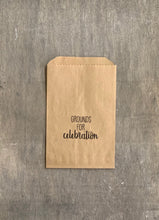 Load image into Gallery viewer, Printed Paper Bags - Favor Bags - Brown Bags White Bags - Coffee Bags - Coffee Favors - Candy Bags - Treat Bags - Free US Shipping