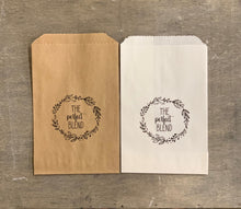 Load image into Gallery viewer, Printed Paper Bags - Favor Bags - Brown Bags White Bags - Coffee Bags - Coffee Favors - Candy Bags - Treat Bags - Free US Shipping