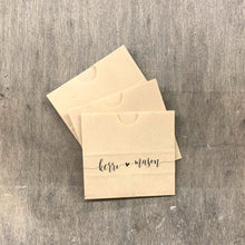 Load image into Gallery viewer, Custom Printed Small Favor Bags Paper Sacks Cookies Popcorn 3 3/8" x 3 3/16" x 1 3/4" - CUSTOM - Natural Brown Kraft - FREE U. S. SHIPPING