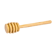 Load image into Gallery viewer, Personalized Wooden Honey Dipper in Two Sizes - Custom Text or Graphic - Font Choice - Wedding - Business - Gift Packaging