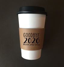 Load image into Gallery viewer, New Year Coffee Boxed Gift Sets or Bulk Brown Kraft Sleeves, White Cups and Black Lids -New Year Hostess or Corporate Gift