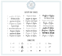 Load image into Gallery viewer, Personalized TWO-SIDED Wooden Drink Stirrers or Cupcake Picks - Custom Text or Graphic - Font Choice