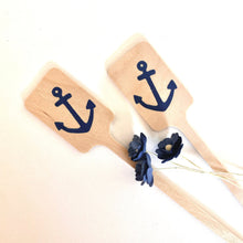 Load image into Gallery viewer, Wooden Drink Stirrers- Wood Coffee Stir Sticks - Cupcake Picks - Baby Designs - FREE U. S. SHIPPING