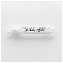 Load image into Gallery viewer, Bubble Wands with Printed Labels - Wedding - Birthday - Party - So Much Fun! - Wands with Printed Labels