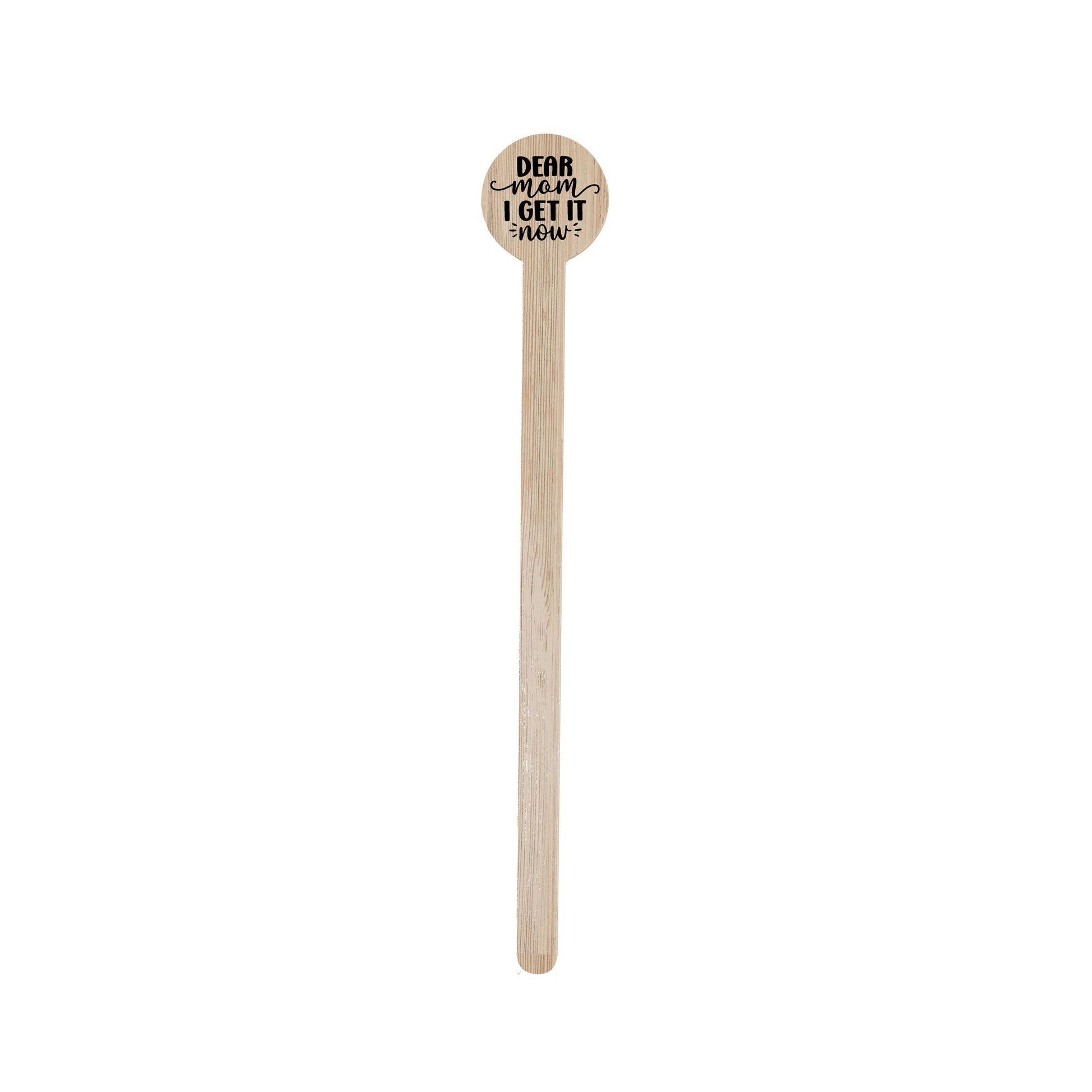 Printed Wooden Stir Sticks or Cupcake Picks for Mom