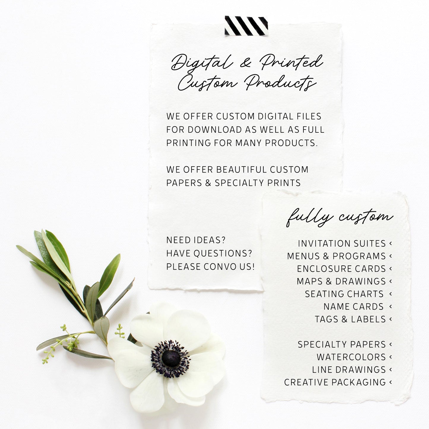 Custom Printed Cotton Cocktail Napkins