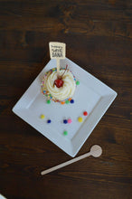 Load image into Gallery viewer, Personalized Wooden Drink Stirrers or Cupcake Picks - Custom Text or Graphic - Font Choice