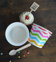 Load image into Gallery viewer, Personalized Wooden Drink Stirrers or Cupcake Picks - Custom Text or Graphic - Font Choice