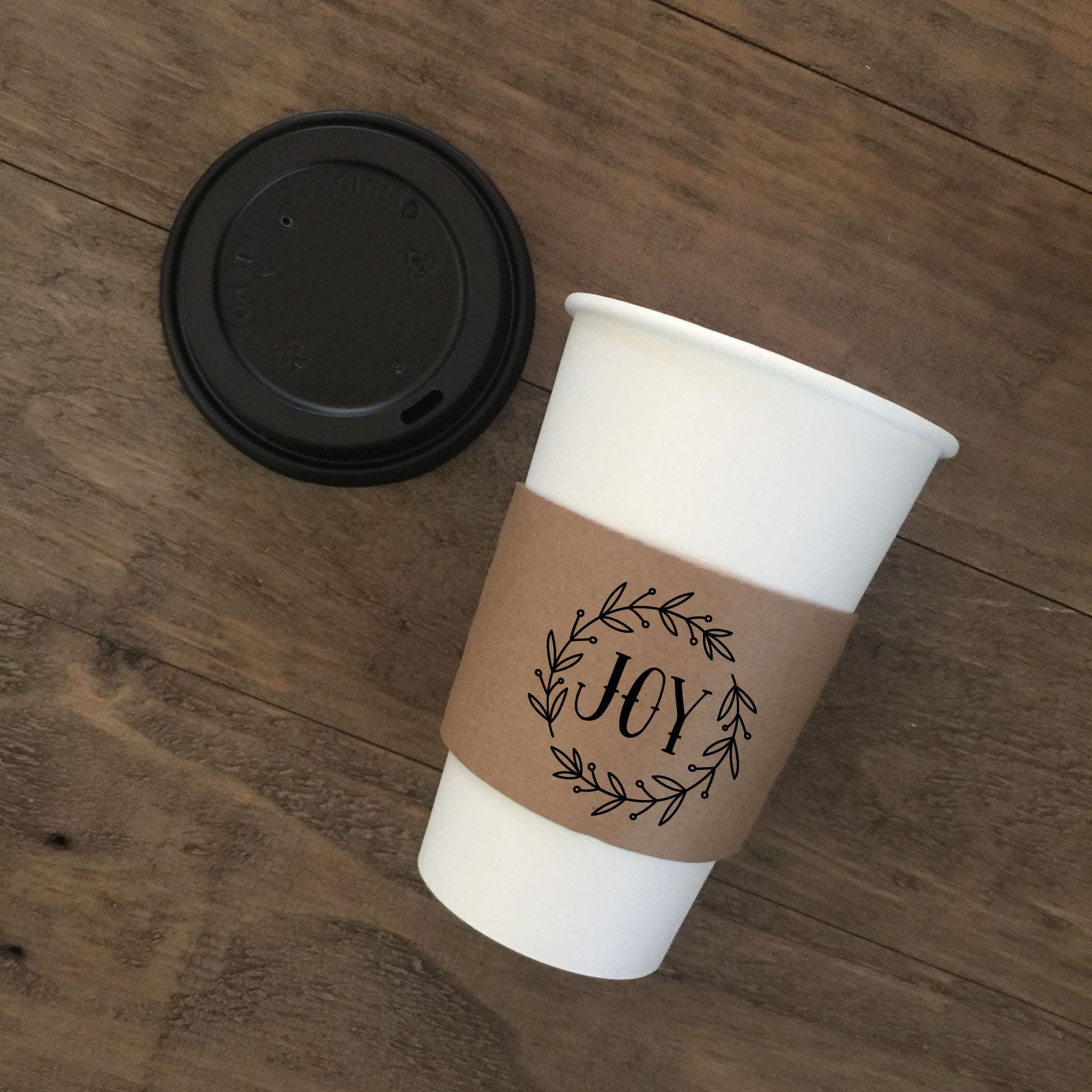 Themed Boxed Gift Sets!! Choose Coffee Sleeves or Stir Sticks - JOY - baby it's cold outside - Christmas Gift or Corporate Gift
