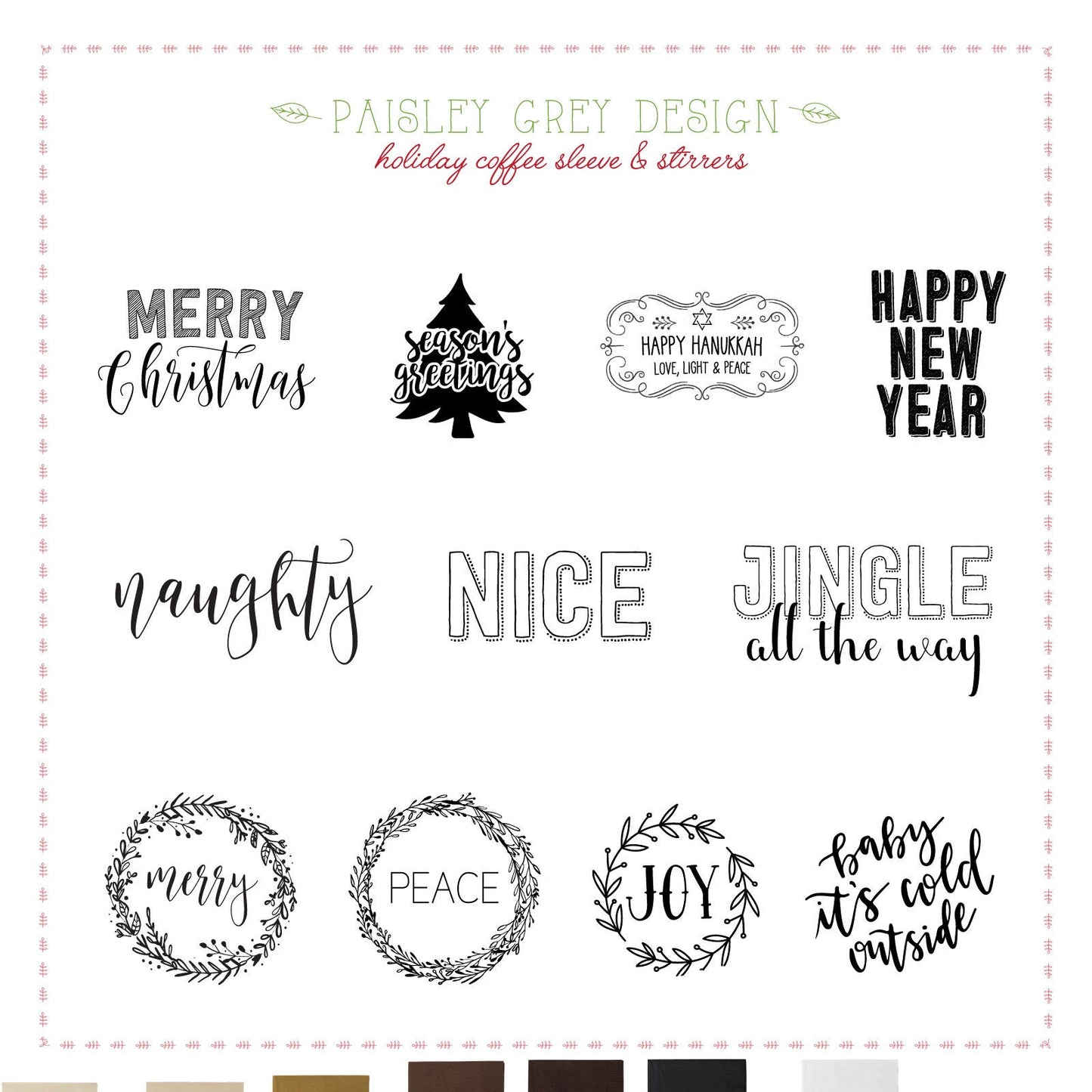 Holiday Gift Sets - Coffee Gift - Coffee Lovers - Boxed - baby it's cold outside - JOY - Christmas Gift - Corporate Gift - Free US Shipping