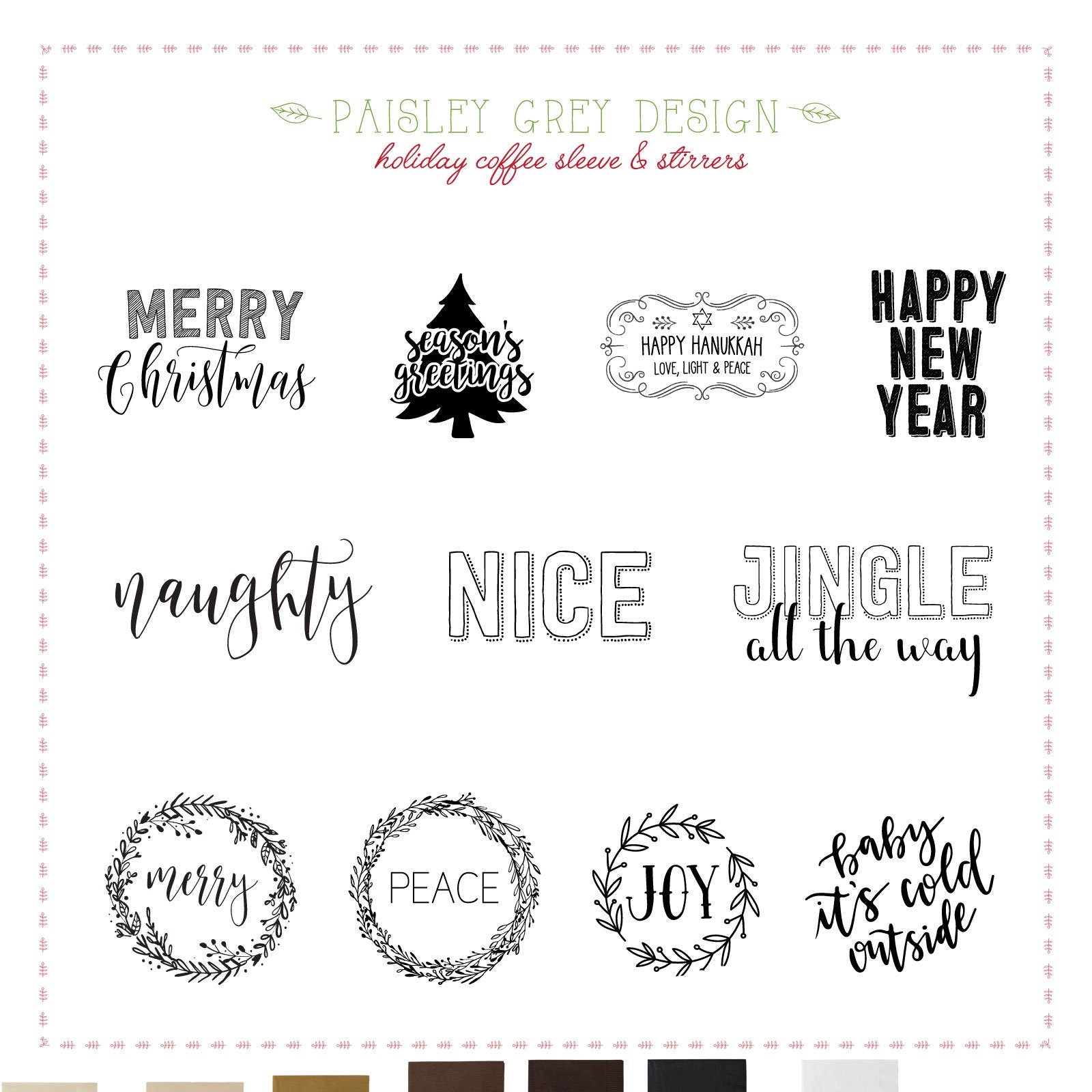Holiday Gift Sets - Coffee Gift - Coffee Lovers - Boxed - baby it's cold outside - JOY - Christmas Gift - Corporate Gift - Free US Shipping