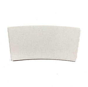 BLANK 8 Ounce Paper Coffee Sleeves - Jackets - Insulating - Hot or Cold - Unprinted - Your Color Choice