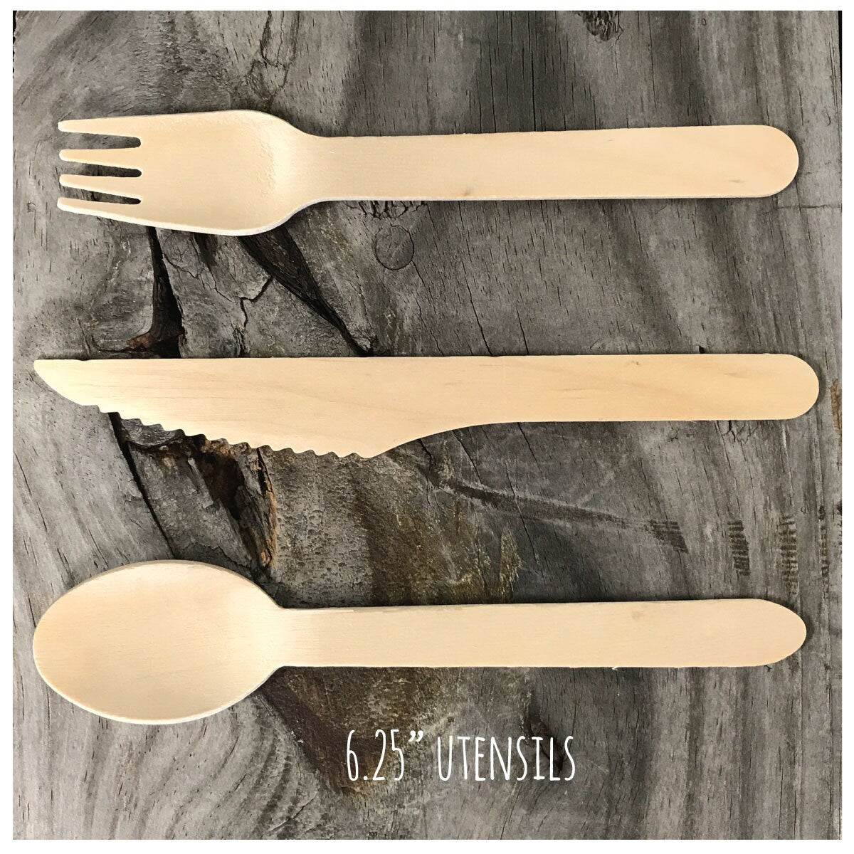 Pick your Phrase Wooden Utensils Available in Three Sizes - Choose Your Standard Phrase - Birthday Graduation Wedding - FREE U. S. SHIPPING