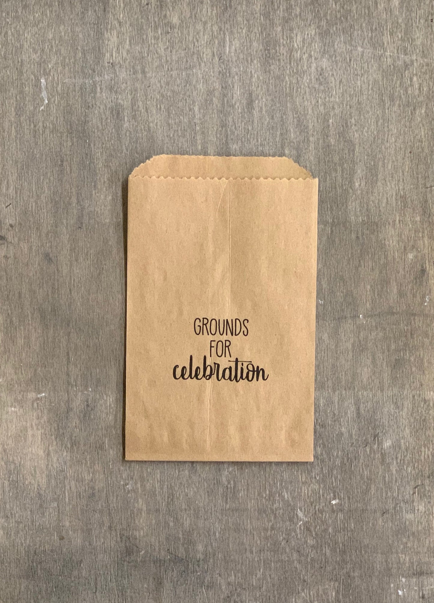 Printed Paper Bags - Favor Bags - Brown Bags White Bags - Coffee Bags - Coffee Favors - Candy Bags - Treat Bags - Free US Shipping