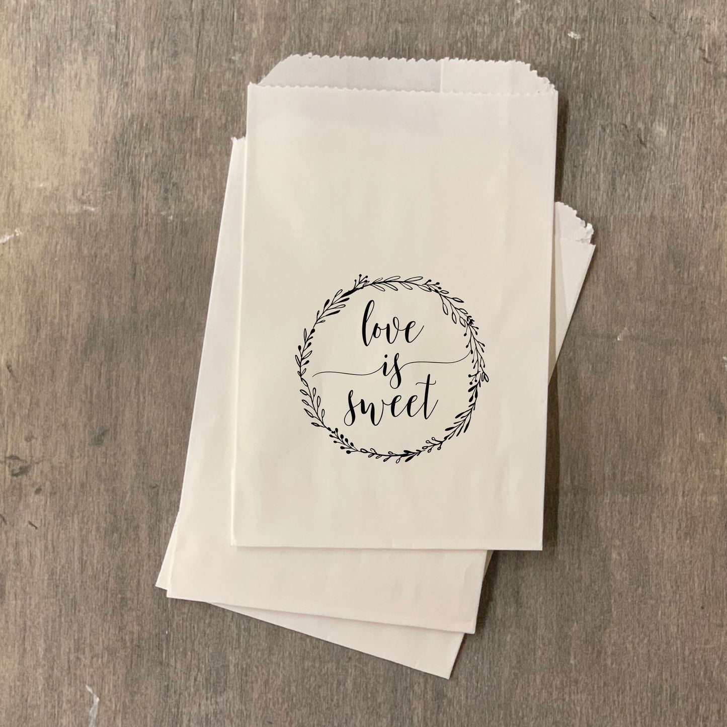 Printed Paper Bags - Favor Bags - Brown Bags White Bags - Coffee Bags - Coffee Favors - Candy Bags - Treat Bags - Free US Shipping