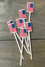 Load image into Gallery viewer, Natural Brown or White Coffee Sleeves -or- Full Set of Sleeves Red Cups and Lids -or- Flag Stir Sticks - 4th of July - FREE U. S. SHIPPING