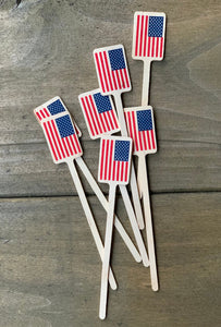 Natural Brown or White Coffee Sleeves -or- Full Set of Sleeves Red Cups and Lids -or- Flag Stir Sticks - 4th of July - FREE U. S. SHIPPING