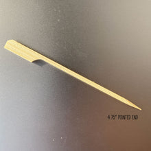 Load image into Gallery viewer, Personalized Bamboo Drink Stirrers or Pointed Picks - Cheese - Cupcakes - Cocktails - Custom Text or Graphic - FREE U. S. SHIPPING