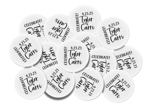 Personalized Heavy Pulpboard (2mm THICK) Custom Disposable Paper Coasters - Choose Your Design