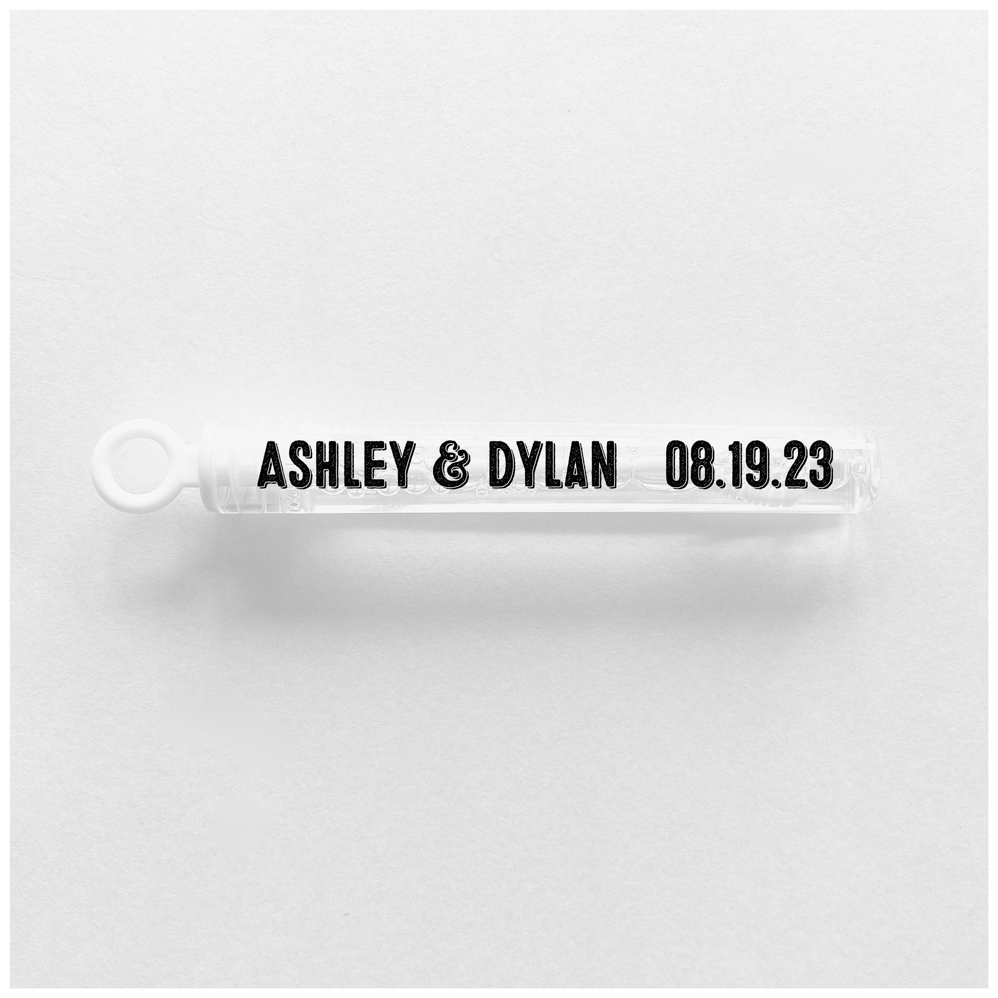 Bubble Wands with Printed Labels - Wedding - Birthday - Party - So Much Fun! - Wands with Printed Labels