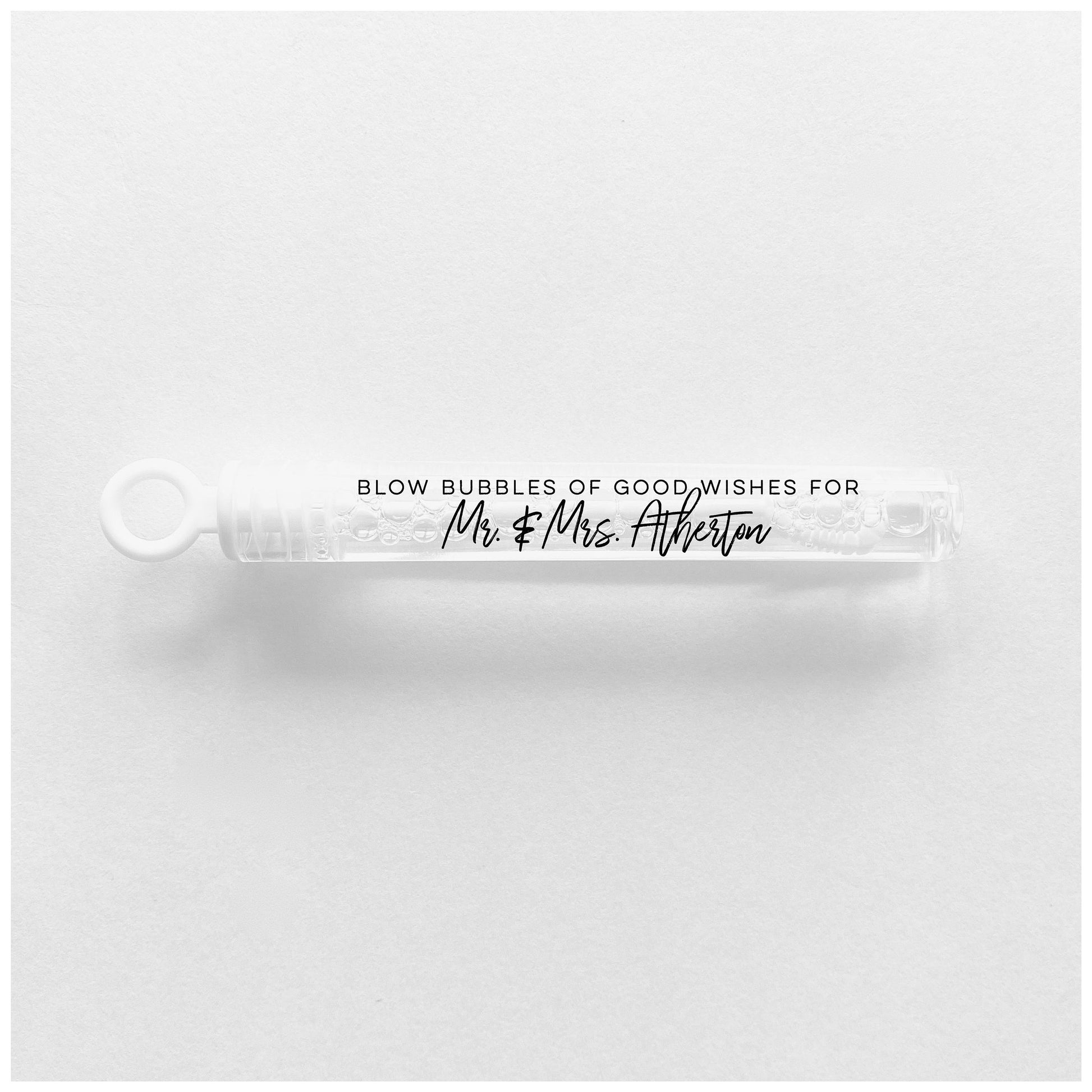 Bubble Wands with Printed Labels - Wedding - Birthday - Party - So Much Fun! - Wands with Printed Labels