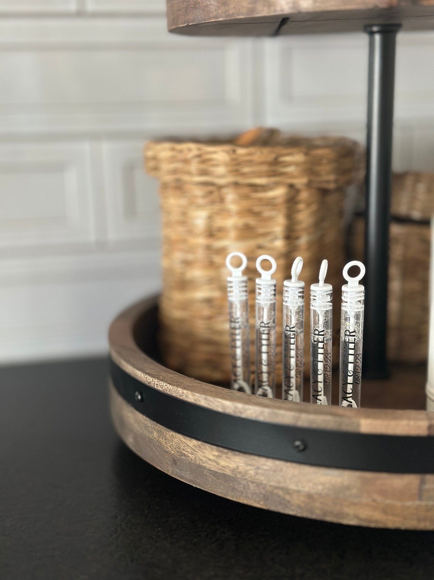 Bubble Wands with Printed Labels - Wedding - Birthday - Party - So Much Fun! - Wands with Printed Labels